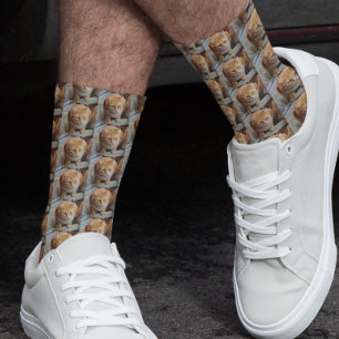 Foto-Vorlage Haustier Katze Hund Familien-Geschenk Socken