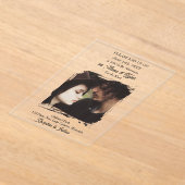 Foto-Vorlage Translucent| Hochzeitsfoto Acryleinladungen (Ablage )