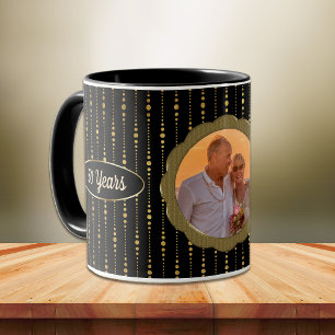 Foto-Vorlage zum Hochzeitstag Tasse