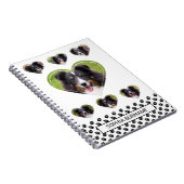 Foto-Vorlagen und Pasten & Text in Herz-Form Notizblock (Rechte Seite)