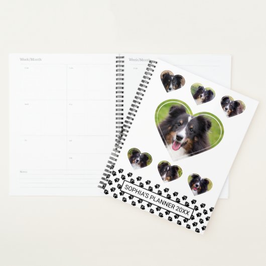 Foto-Vorlagen und Pasten & Text in Herz-Form Planer (Anzeige)