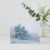 Foto Wald Winter Nature Postkarte (Stehend Vorderseite)