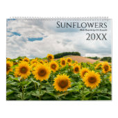 Foto-Wandkalender für Sonnenblumen 2025 Kalender (Titelbild)