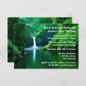 Foto Wasserfall Landschaft - Ankündigung 3x5Hochze (Vorne/Hinten)