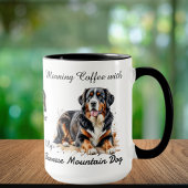 Foto Wasserfarbe Berner Hund Persönlich gestalten Tasse