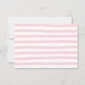 Foto Wasserfarbe Eins in einem Melone Erstgeburt Dankeskarte (Rückseite)