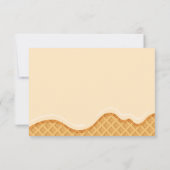 Foto Wasserfarbe Eins in einem Melone Erstgeburt Dankeskarte (Rückseite)