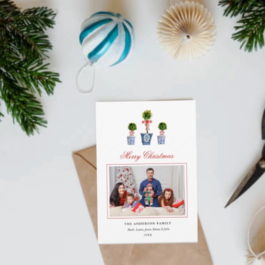 Foto Wasserfarbe Feiertagskarte