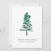 Foto Wasserfarbe Pine Tree Weihnachten (Vorderseite)