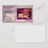 Foto-Wasserzeichen-Hintergrundschablone Visitenkarte (Vorne/Hinten)