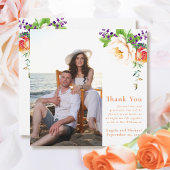 Foto Watercolor Apricot Grünes Blumengebirge Botan Einladung