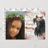 Foto Watercolor Einladung (Vorne/Hinten)