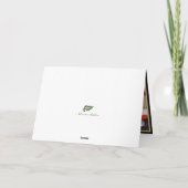 FOTO Watercolor Holy and Red Berries Colorway Karte (Rückseite)