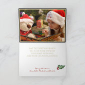 FOTO Watercolor Holy and Red Berries Colorway Karte (Innenseite)