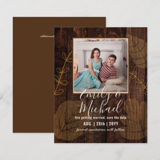 FOTO-WEDD-RETT-DATEN - Boho Abstrakt (Vorne/Hinten)