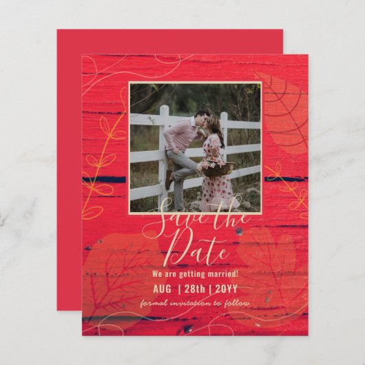 FOTO-WEDD-RETT-DATEN - Boho Abstrakt (Vorne/Hinten)