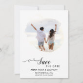 *~* Foto WEDD SPEICHERN - AR6 Website QR Einladung (Vorderseite)