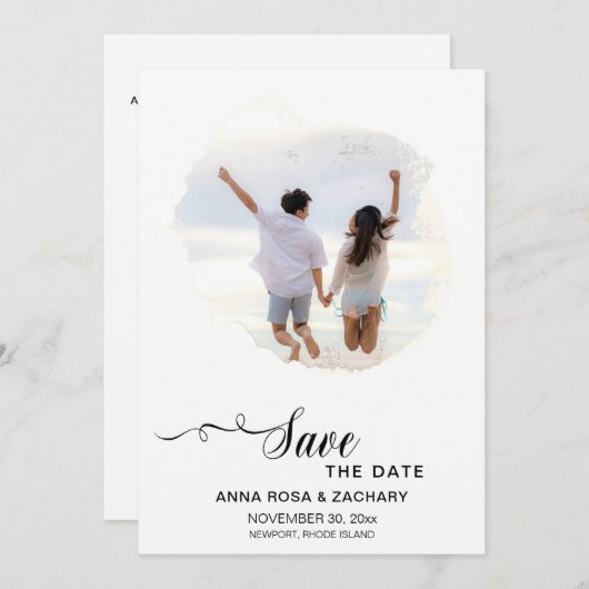 *~* Foto WEDD SPEICHERN - AR6 Website QR Einladung (Vorne/Hinten)