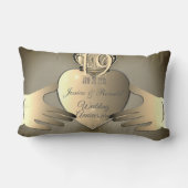 Foto Wedding Anniversary Claddaugh Lendenkissen (Rückseite)