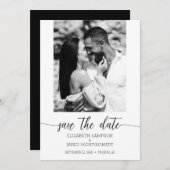 Foto Wedding Black Save The Date (Vorne/Hinten)