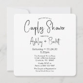 Foto Wedding Couples Brautparty Einladung (Rückseite)