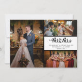 Foto Wedding Dankeschön Karte (Vorderseite)