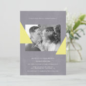 Foto Wedding Einladung (Stehend Vorderseite)