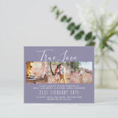 Foto Wedding Einladung Verlobung Brautparty (Stehend Vorderseite)