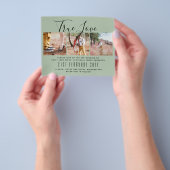 Foto Wedding Einladung Verlobung Brautparty Flyer (Gruppe)