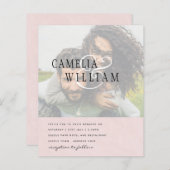 FOTO Wedding Einladung Verlobung Save the Date (Vorne/Hinten)