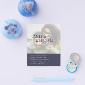 FOTO Wedding Einladung Verlobung Save the Date Flyer (Einzeln)