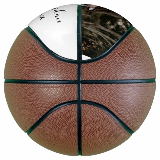 Foto Wedding Geschenk Personalisierte Custom Basketball (Rechts)