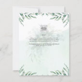 Foto WEDDING INVITATION Eukalyptus (Rückseite)