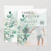 Foto WEDDING INVITATION Eukalyptus (Vorne/Hinten)