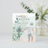 Foto WEDDING INVITATION Eukalyptus (Stehend Vorderseite)