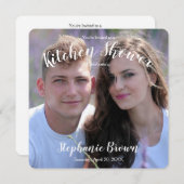 Foto Wedding Kitchen Shower Einladung (Vorne/Hinten)