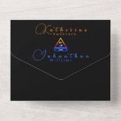 Foto Wedding-QR Code-Twin Flame Symbol- All In One Einladung (Rückseite)