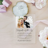 Foto Wedding Reception Acryleinladungen