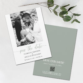 Foto Wedding Sage Green Save The Date