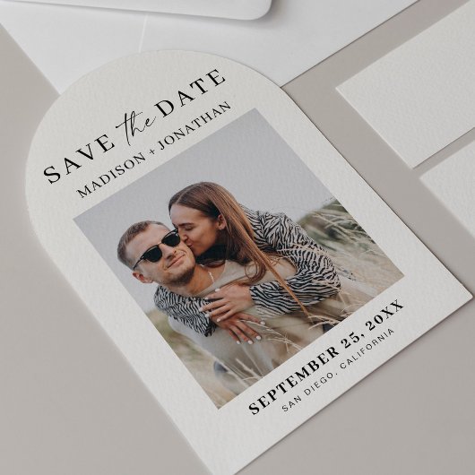 Foto Wedding Save the Date Arch Einladung