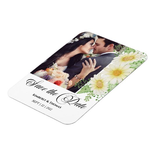 Foto Wedding Save the Date Magnet (Linke Seite)