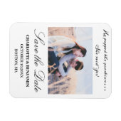 Foto Wedding Save the Date Magnet (Horizontal)