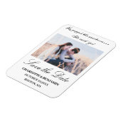 Foto Wedding Save the Date Magnet (Linke Seite)