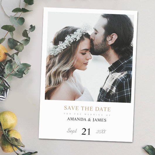 Foto Wedding Save the Date Magnet Template