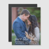 Foto Wedding Save the Date Magnete, One Picture Magneteinladung (Vorne/Hinten)