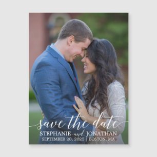 Foto Wedding Save the Date Magnete, One Picture Magneteinladung