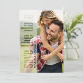 Foto Wedding Save the Date QR Code (Stehend Vorderseite)