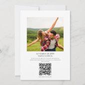 Foto Wedding Save the Date QR Code (Rückseite)