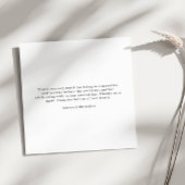 Foto Wedding Square Danke Karte