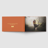Foto Wedding Terracotta Foil Gästebuch hinzufügen (Voll)
